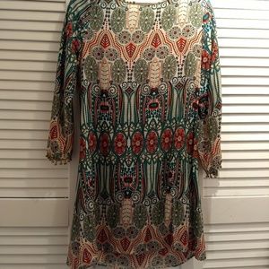 Bohemian BoHo dress shift wildly darling and comfy